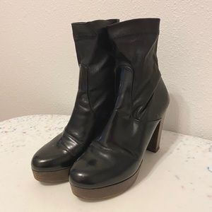Vintage Robert Clergerie Sock Platform Boots